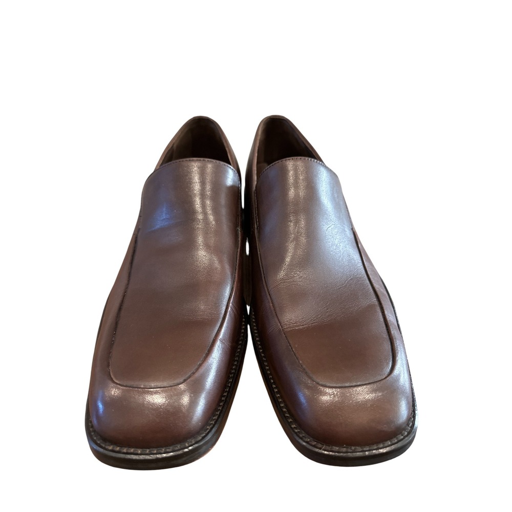 Men's 9M Brown Leather Loafers Dual Zone Comfort Banana Republic